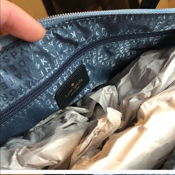 SOLD ❌ KATE SPADE Mavis Street blue bag NWT - Picture 4 of 7